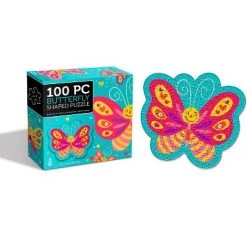 Anker Play Butterfly Shaped 100 Piece Jigsaw Puzzle
