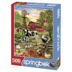 Springbok Barnyard Animals Jigsaw Puzzle - 500pc
