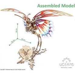 UGears Models UGears Mechanical Models 3D Wooden Puzzle | Butterfly