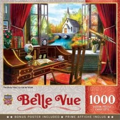MasterPieces 1000 Piece Jigsaw Puzzle For Adults, Family, Or Kids - The Study View - 19.25"x26.75"