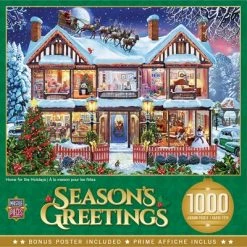 MasterPieces 1000 Piece Christmas Jigsaw Puzzle - Home For The Holidays - 19.25"x26.75"