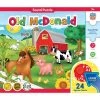 MasterPieces 24 Piece Sing-A-Long Sound Jigsaw Puzzle For Kids - Old McDonald - 18"x24"