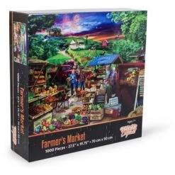 Toynk Farmer's Market Country Bumpkin 1000 Piece Jigsaw Puzzle