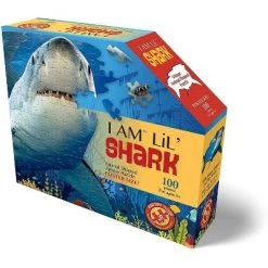 Madd Capp I AM Lil Shark 100 Piece Animal-Shaped Jigsaw Puzzle