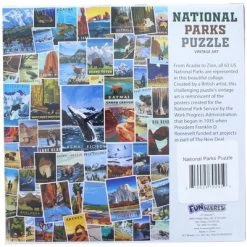 Funwares UT Brands National Parks 1000 Piece Jigsaw Puzzle