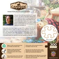 MasterPieces 300 Piece EZ Grip Jigsaw Puzzle - Campsite Trouble - 18"x24" -Puzzles Sales 2022 unnamed file 1932