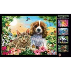 MasterPieces 500 Piece Glow in the Dark Jigsaw Puzzle For Adults, Family, Or Kids - Best Friends Forever - 15"x21" -Puzzles Sales 2022 unnamed file 1953