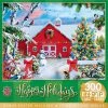MasterPieces 300 Piece EZ Grip Jigsaw Puzzle - Country Christmas - 18"x24"