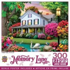 MasterPieces 300 Piece EZ Grip Jigsaw Puzzle - Twilight Flight - 18"x24"