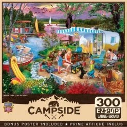 MasterPieces 300 Piece EZ Grip Jigsaw Puzzle - Leisure Lake - 18"x24"