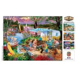 MasterPieces 300 Piece EZ Grip Jigsaw Puzzle - Leisure Lake - 18"x24" -Puzzles Sales 2022 unnamed file 1982