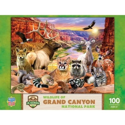 MasterPieces 100 Piece Jigsaw Puzzle for Kids - Grand Canyon National Park - 14"x19" 1 MasterPieces 100 Piece Jigsaw Puzzle for Kids - Grand Canyon National Park - 14"x19"