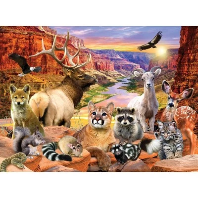 MasterPieces 100 Piece Jigsaw Puzzle for Kids - Grand Canyon National Park - 14"x19" 2 MasterPieces 100 Piece Jigsaw Puzzle for Kids - Grand Canyon National Park - 14"x19" - Image 2