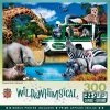 MasterPieces 300 Piece EZ Grip Jigsaw Puzzle - Watering Hole - 18"x24"