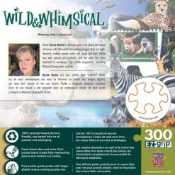 MasterPieces 300 Piece EZ Grip Jigsaw Puzzle - Watering Hole - 18"x24" -Puzzles Sales 2022 unnamed file 2036