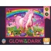 MasterPieces 60 Piece Glow in the Dark Fantasy Puzzle for Kids - Rainbow World - 14"x19"