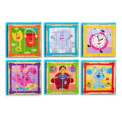 Blue's Clues & You! Melissa & Doug Blues Clues & You! 16pc Wooden Cube Puzzle 3 Blue's Clues & You! Melissa & Doug Blues Clues & You! 16pc Wooden Cube Puzzle - Image 3