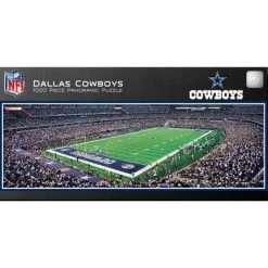 MasterPieces 1000 Piece Sports Jigsaw Puzzle - NFL Dallas Cowboys Endzone View Panoramic - 13"x39"