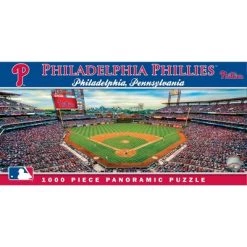 MasterPieces 1000 Piece Sports Jigsaw Puzzle - MLB Philadelphia Phillies Center View Panoramic - 13"x39"