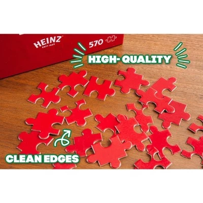 Toynk Heinz Ketchup All-Red Food Puzzle For Adults And Kids | 570 Piece Jigsaw Puzzle 4 Toynk Heinz Ketchup All-Red Food Puzzle For Adults And Kids | 570 Piece Jigsaw Puzzle - Image 4