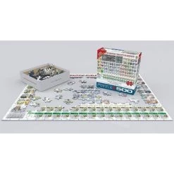 Eurographics Inc. Illustrated Periodic Table of the Elements 500 Piece Jigsaw Puzzle