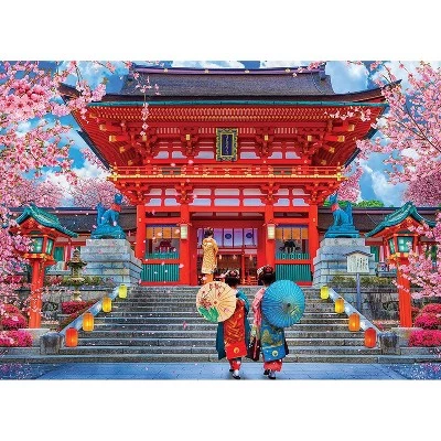 Eurographics Inc. Spring Sakura by David McLean 1000 Piece Jigsaw Puzzle 2 Eurographics Inc. Spring Sakura by David McLean 1000 Piece Jigsaw Puzzle - Image 2