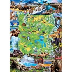 MasterPieces 1000 Piece Jigsaw Puzzle For Adults, Family, Or Kids - Yellowstone National Park - 19.25"x26.75"