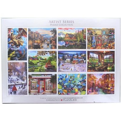 Eurographics Inc. Funny Animals by Lucia Heffernan 1000 Piece Jigsaw Puzzle 2 Eurographics Inc. Funny Animals by Lucia Heffernan 1000 Piece Jigsaw Puzzle - Image 2