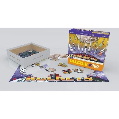 Eurographics Inc. International Space Rockets 100 Piece Jigsaw Puzzle 1 Eurographics Inc. International Space Rockets 100 Piece Jigsaw Puzzle