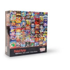 Toynk Pinball Parlor Retro Arcade Puzzle | 1000 Piece Jigsaw Puzzle