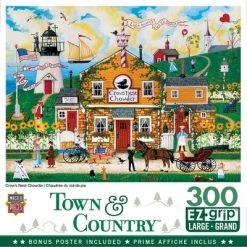 MasterPieces 300 Piece EZ Grip Jigsaw Puzzle - Crow's Nest Chowder - 18"x24"