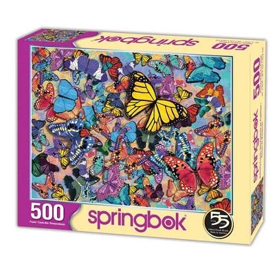 Springbok Butterfly Frenzy Jigsaw Puzzle 500pc 1 Springbok Butterfly Frenzy Jigsaw Puzzle 500pc