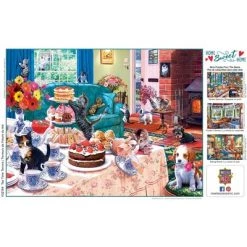 MasterPieces 550 Piece Jigsaw Puzzle For Adults, Family, Or Kids - Tea Time Terrors - 18"x24" -Puzzles Sales 2022 unnamed file 2307