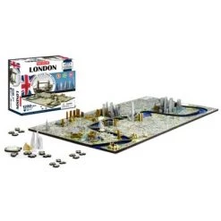 4D Cityscape Time Puzzle: London, England 4D Puzzle - 1230pc