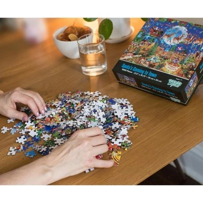 Toynk Santa's Coming to Town Christmas Holiday 1000 Piece Jigsaw Puzzle 5 Toynk Santa's Coming to Town Christmas Holiday 1000 Piece Jigsaw Puzzle - Image 5
