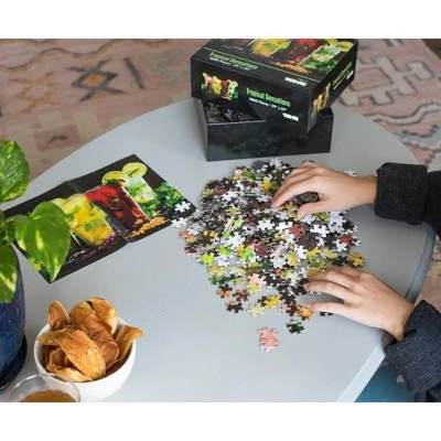 Toynk Tropical Sensations Cocktail Puzzle For Adults | 1000 Piece Jigsaw Puzzle 4 Toynk Tropical Sensations Cocktail Puzzle For Adults | 1000 Piece Jigsaw Puzzle - Image 4