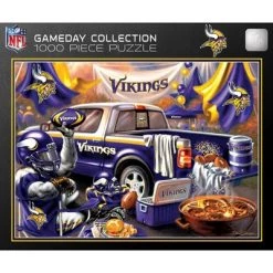 MasterPieces 1000 Piece Jigsaw Puzzle for Adults - NFL Minnesota Vikings Gameday - 19.25"x26.75"