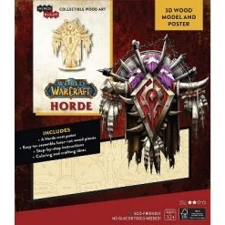 Incredibuilds World of Warcraft Horde Poster & Wood Model Figure Kit -Puzzles Sales 2022 unnamed file 237