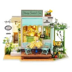 Hands Craft DIY 3D Wooden Puzzles - Miniature House: Flowery Sweets & Teas