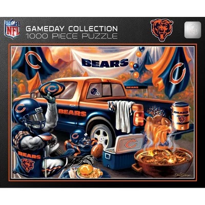 MasterPieces 1000 Piece Jigsaw Puzzle for Adults - NFL Chicago Bears Gameday - 19.25"x26.75" 1 MasterPieces 1000 Piece Jigsaw Puzzle for Adults - NFL Chicago Bears Gameday - 19.25"x26.75"