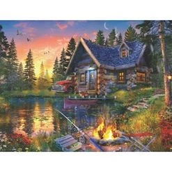 Springbok Spring and Summer: Sun Kissed Cabin Puzzle 500pc