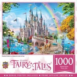MasterPieces 1000 Piece Jigsaw Puzzle For Adults, Family, Or Kids - Fairyland Castle - 19.25"x26.75"