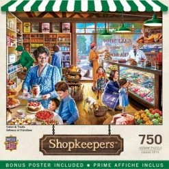 MasterPieces 750 Piece Jigsaw Puzzle For Adults, Family, Or Kids - Cakes & Treats - 18"x24"