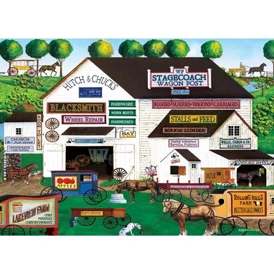 MasterPieces 500 Piece EZ Grip Jigsaw Puzzle For Adults, Family, Or Kids - Free Wheeling - 19.25"x26.75" 2 MasterPieces 500 Piece EZ Grip Jigsaw Puzzle For Adults, Family, Or Kids - Free Wheeling - 19.25"x26.75" - Image 2