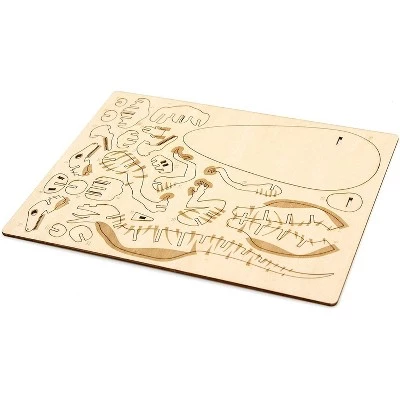 Incredibuilds Jurassic World Raptor Dinosaur Book & Wood Model Kit 3 Incredibuilds Jurassic World Raptor Dinosaur Book & Wood Model Kit - Image 3