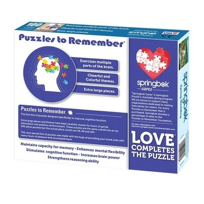 Springbok Spring Wedding Puzzle 100pc 2 Springbok Spring Wedding Puzzle 100pc - Image 2