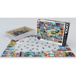 Eurographics Inc. Globetrotter Beaches 1000 Piece Jigsaw Puzzle