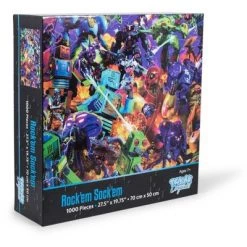 Toynk Rockem Sockem Mecha Robot Puzzle For Adults And Kids | 1000 Piece Jigsaw Puzzle