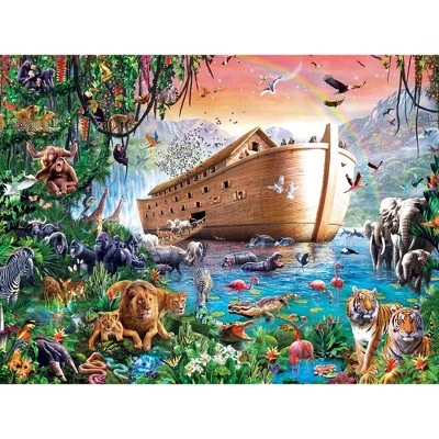 MasterPieces 550 Piece Jigsaw Puzzle For Adults, Family, Or Kids - Noah's Ark Finds Shore - 18"x24" 2 MasterPieces 550 Piece Jigsaw Puzzle For Adults, Family, Or Kids - Noah's Ark Finds Shore - 18"x24" - Image 2