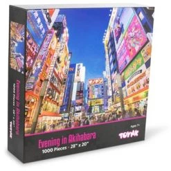 Toynk Evening In Akihabara Japan Puzzle For Adults And Kids | 1000 Piece Jigsaw Puzzle